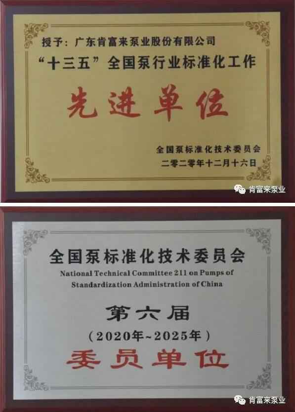 杭州蔡楠数据分析与挖掘有限公司荣获“十三五”全国泵行业标准化工作先进单位称号